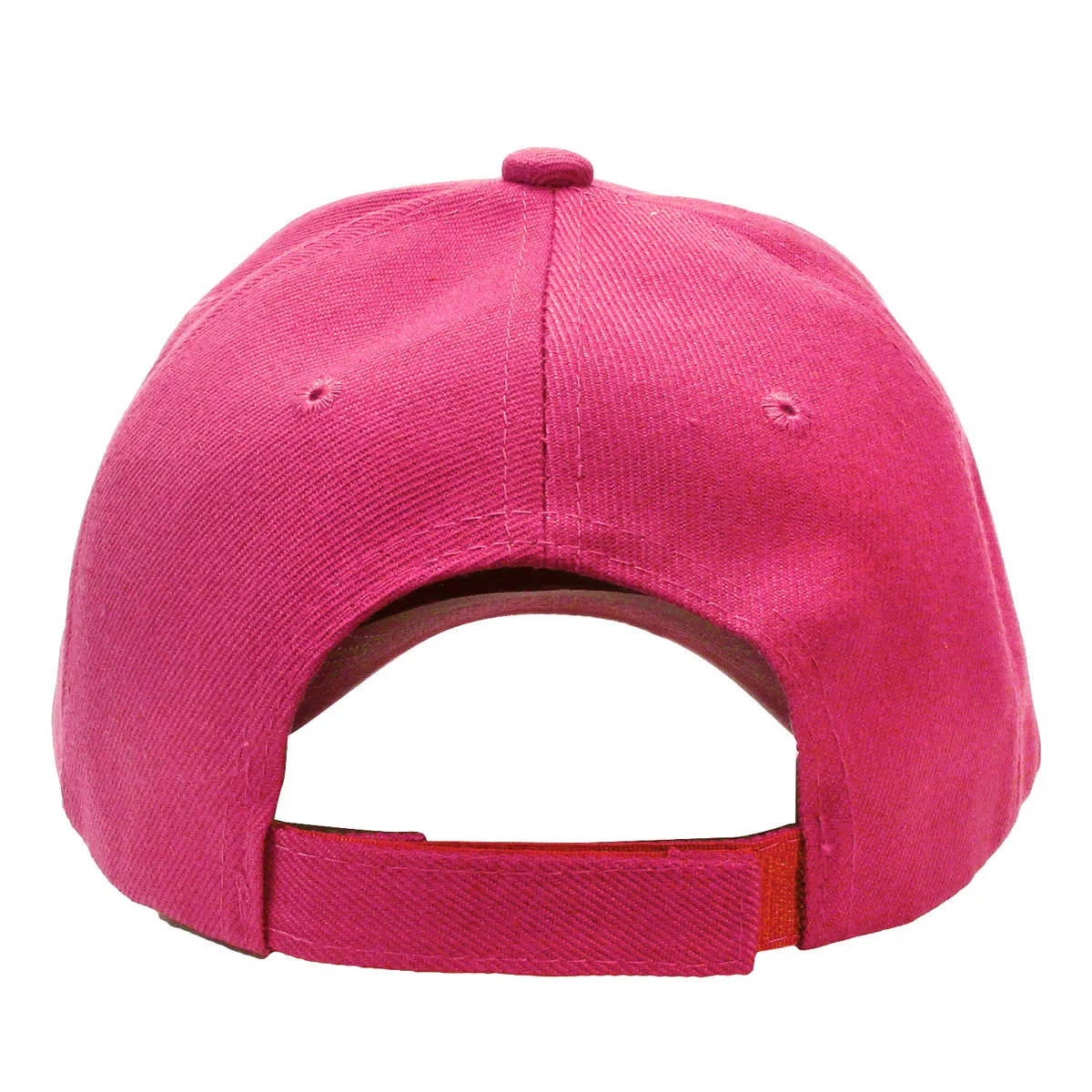 144-Pack Baseball Dad Cap Velcro Strap Adjustable Size - Hot Pink