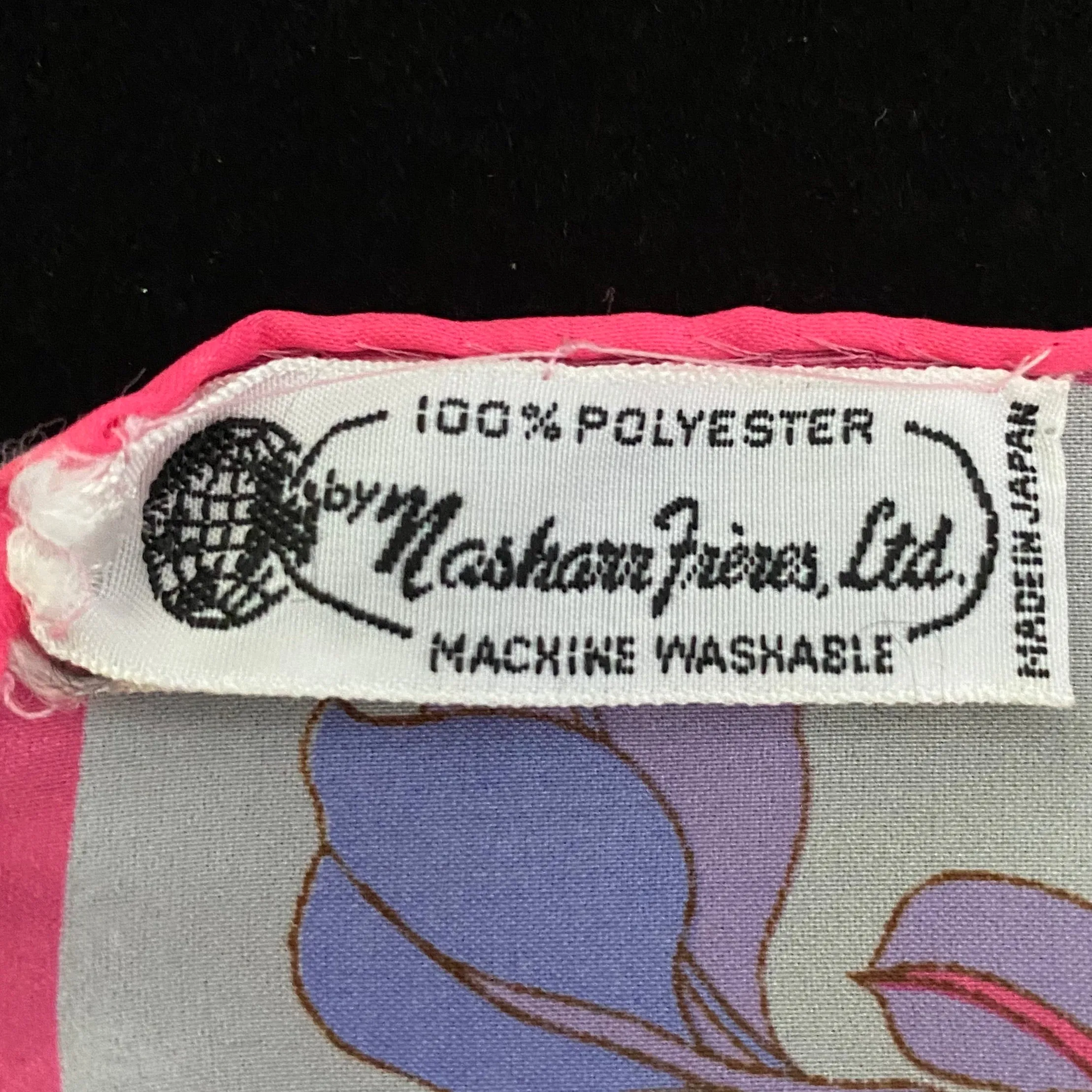 1960s Nasharr Freres Scarf