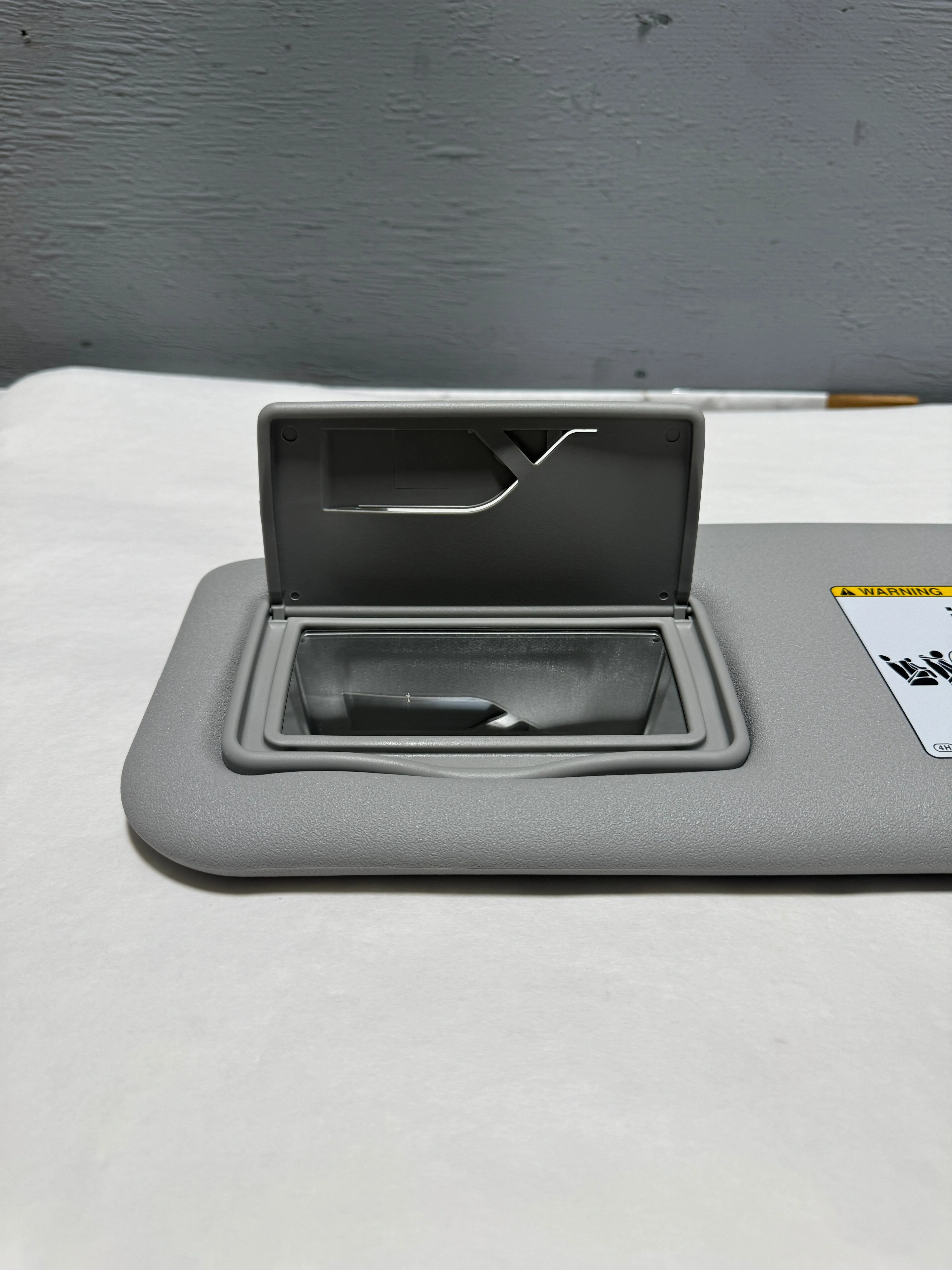 2010-2014 Toyota Fj Cruiser Driver Side Sun visor With Mirror Gray OEM