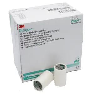 3M™ Durapore™ Silk-Like Cloth Medical Tape, 2 Inch x 1-1/2 Yard, White, 1 Case of 250