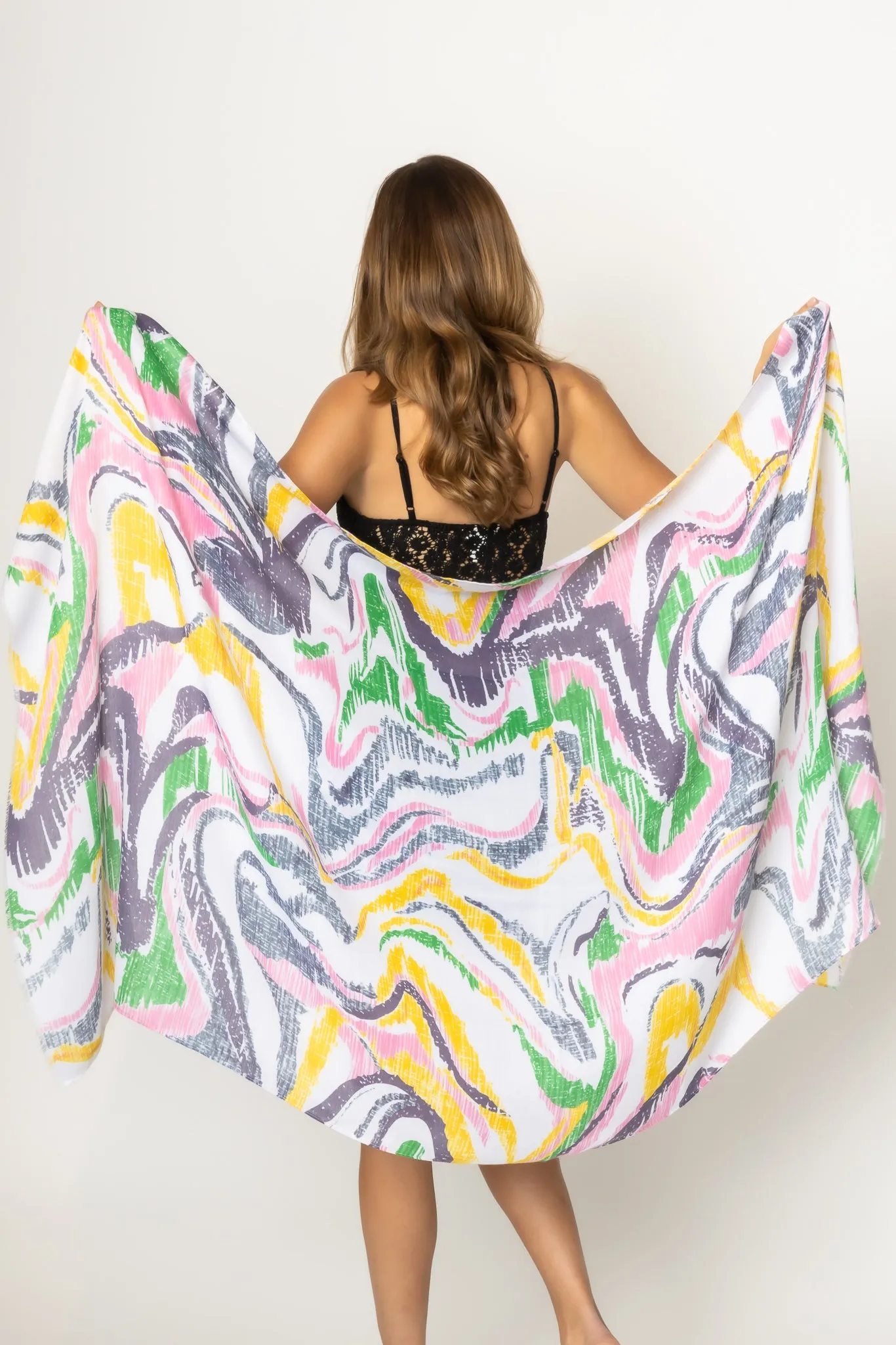 Abstract Print Scarf