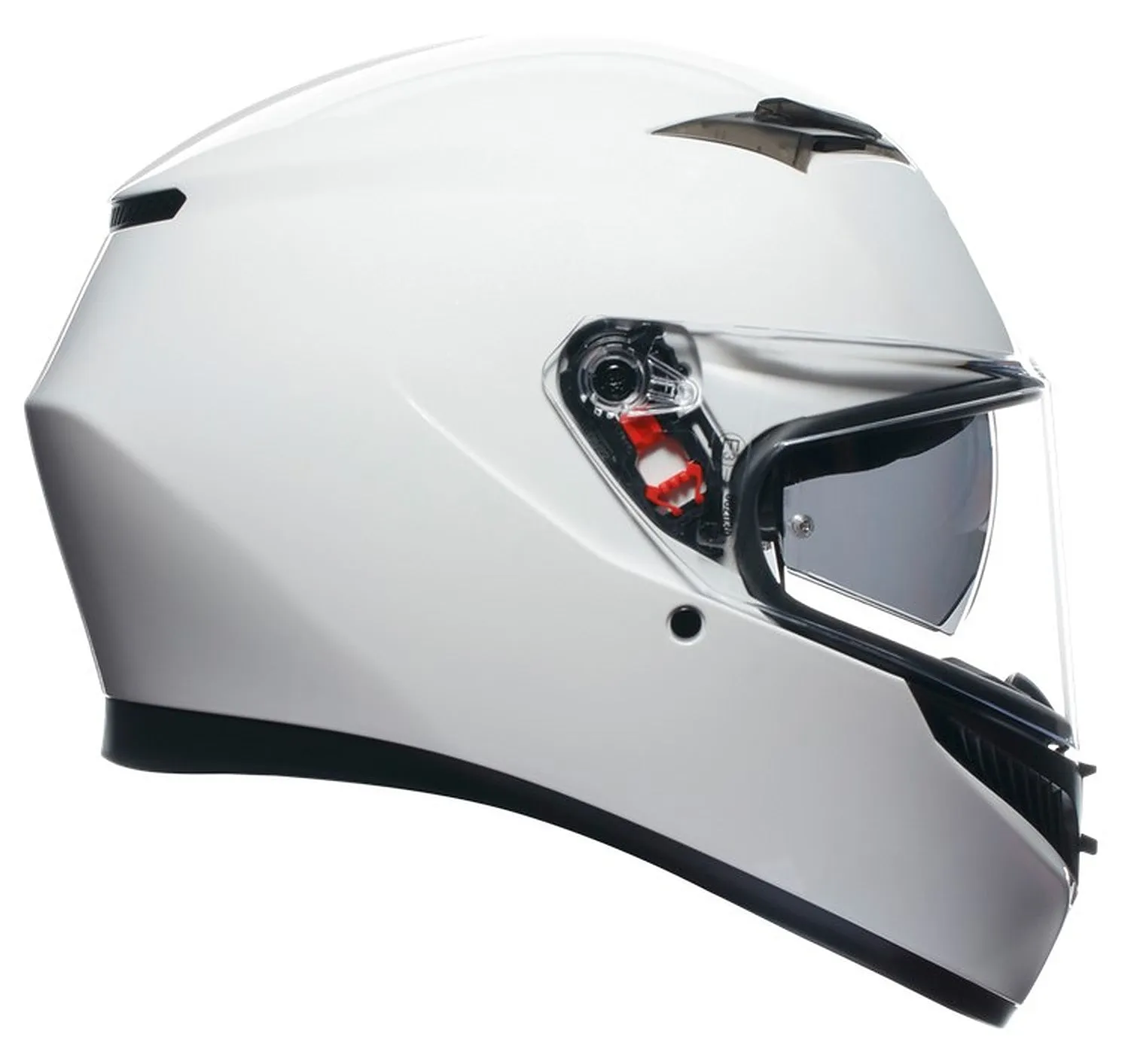 AGV K3 E2206 Full Face Motorcycle Helmet - Solid Seta White