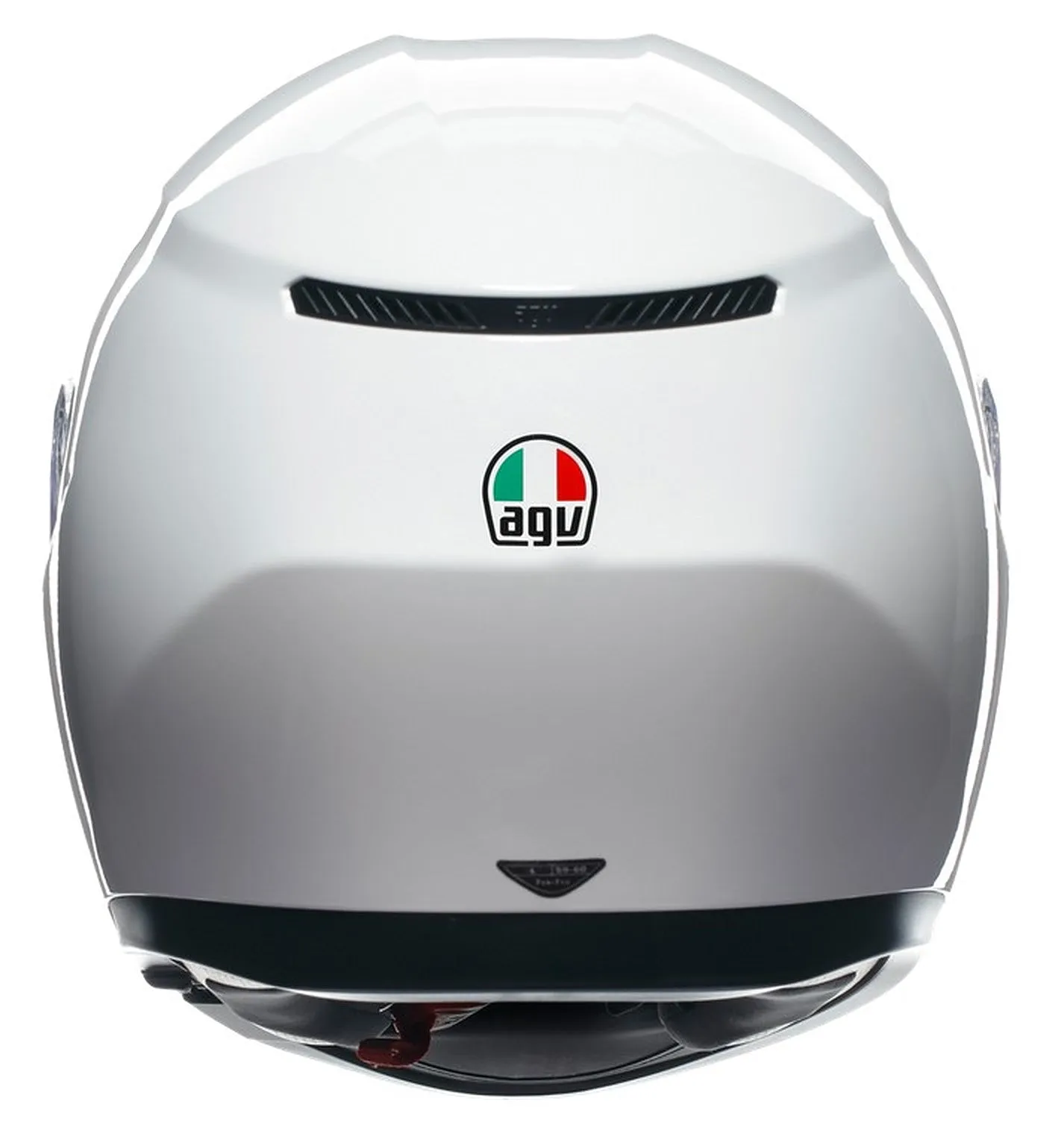 AGV K3 E2206 Full Face Motorcycle Helmet - Solid Seta White