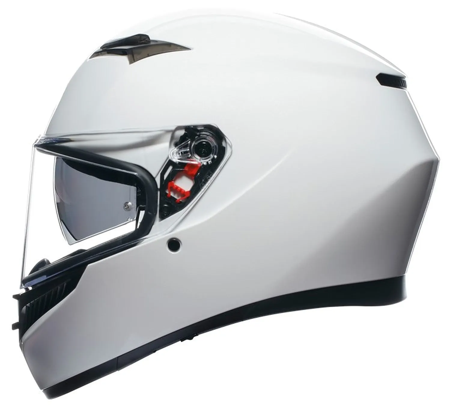 AGV K3 E2206 Full Face Motorcycle Helmet - Solid Seta White