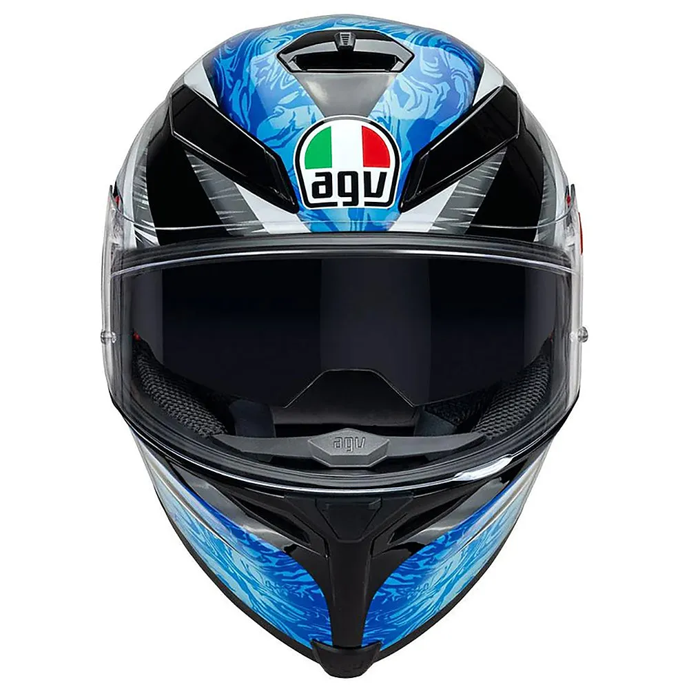 AGV K5 S [KUNAI BLACK/CYAN/SILVER]