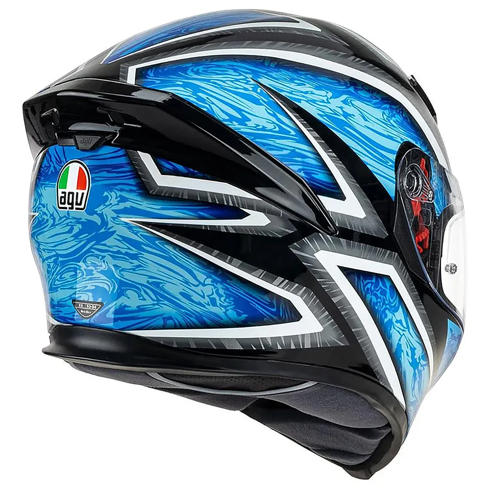 AGV K5 S [KUNAI BLACK/CYAN/SILVER]