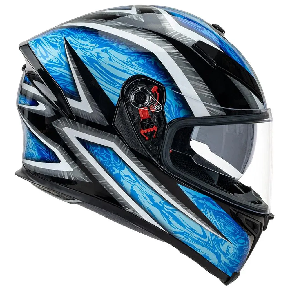 AGV K5 S [KUNAI BLACK/CYAN/SILVER]