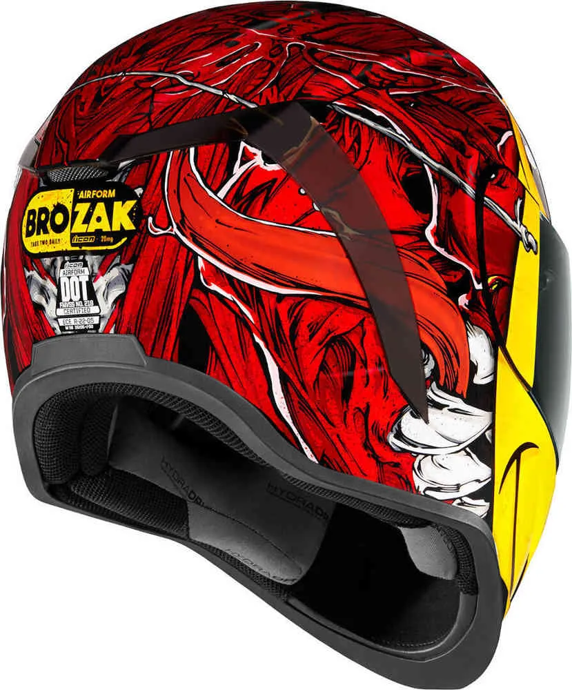 Airform Brozak MIPS Helmet Icon, red-yellow