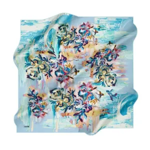 Aker Lovisa Floral Silk Scarf #22