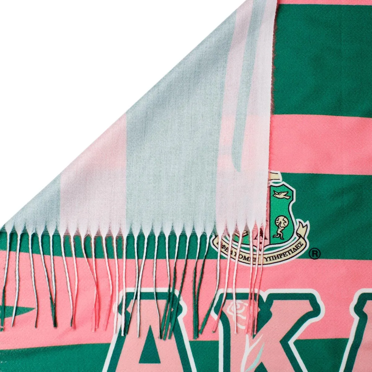 Alpha Kappa Alpha AKA Sorority Inspired Zebra Stripe Fashion Shawl Scarf