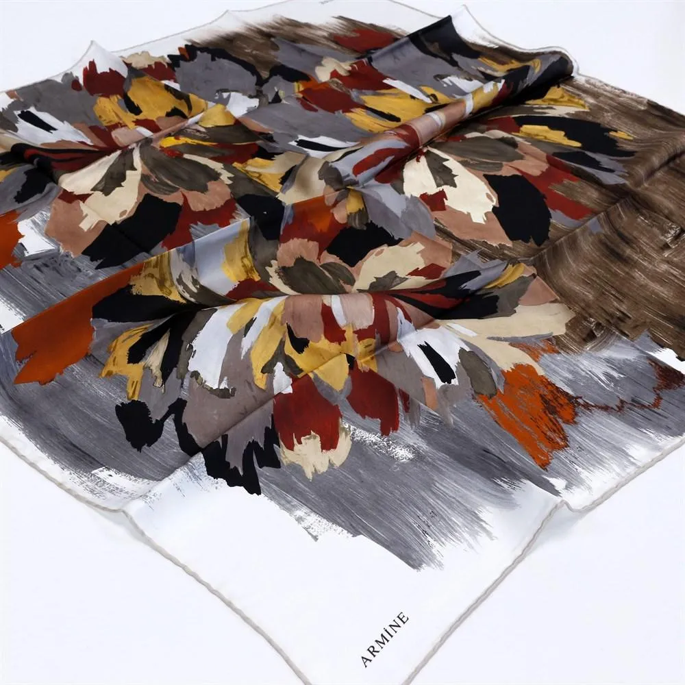 Armine Hawaii Floral Silk Scarf No. 33