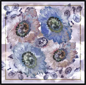 Armine Sunflower Silk Scarf #37