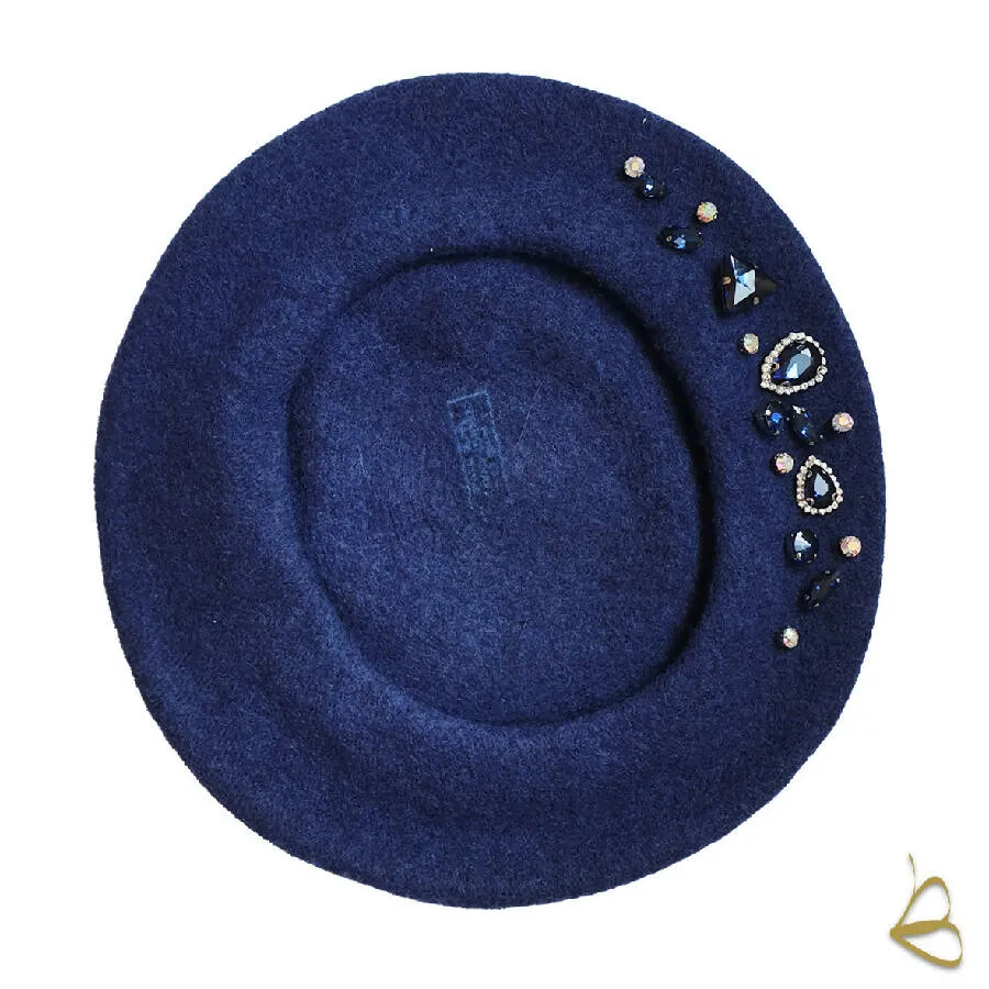 B For Balo Paris Hand Embellished Beret For Women