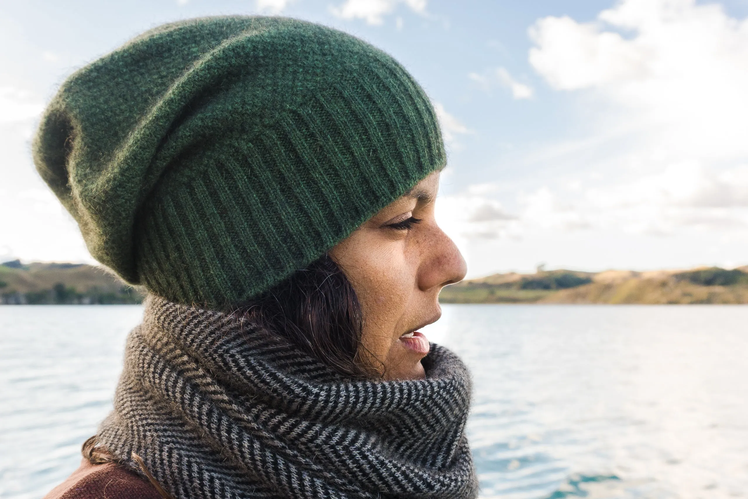 Baggie Merino Possum Beanie