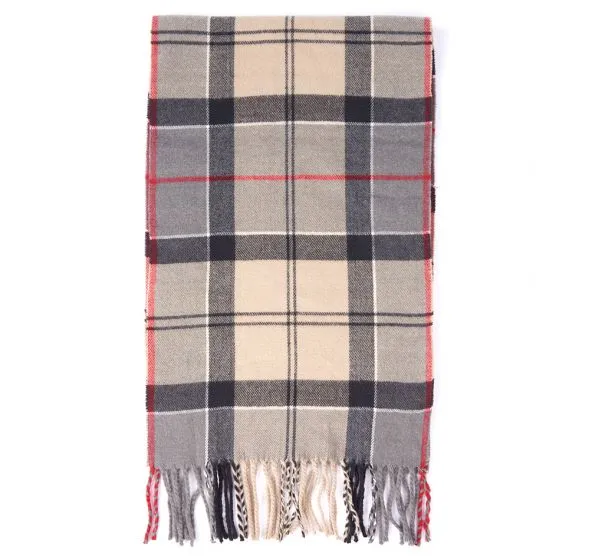 Barbour Galingale Soft Acrylic Tartan Scarf