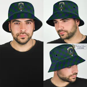 Barclay Tartan Bucket Hat with Family Crest