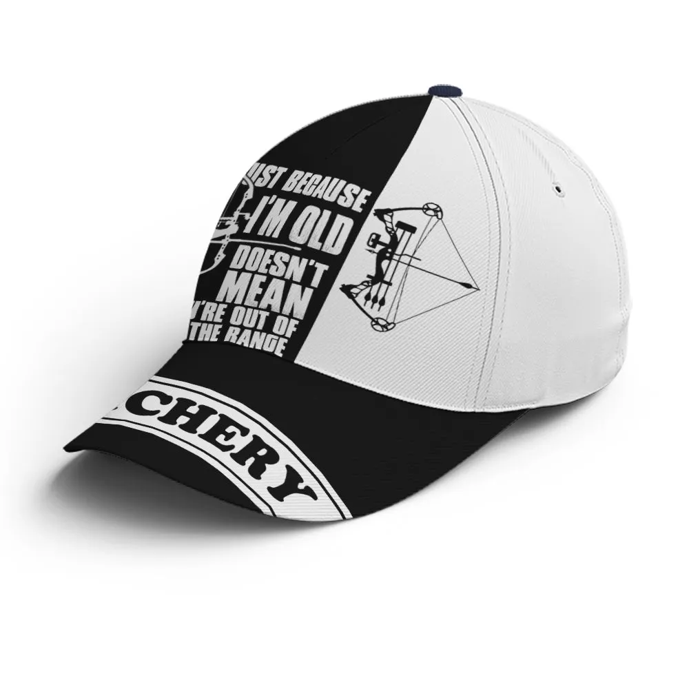 Baseball Cap For Archery Two-tone Vector Art Coolspod