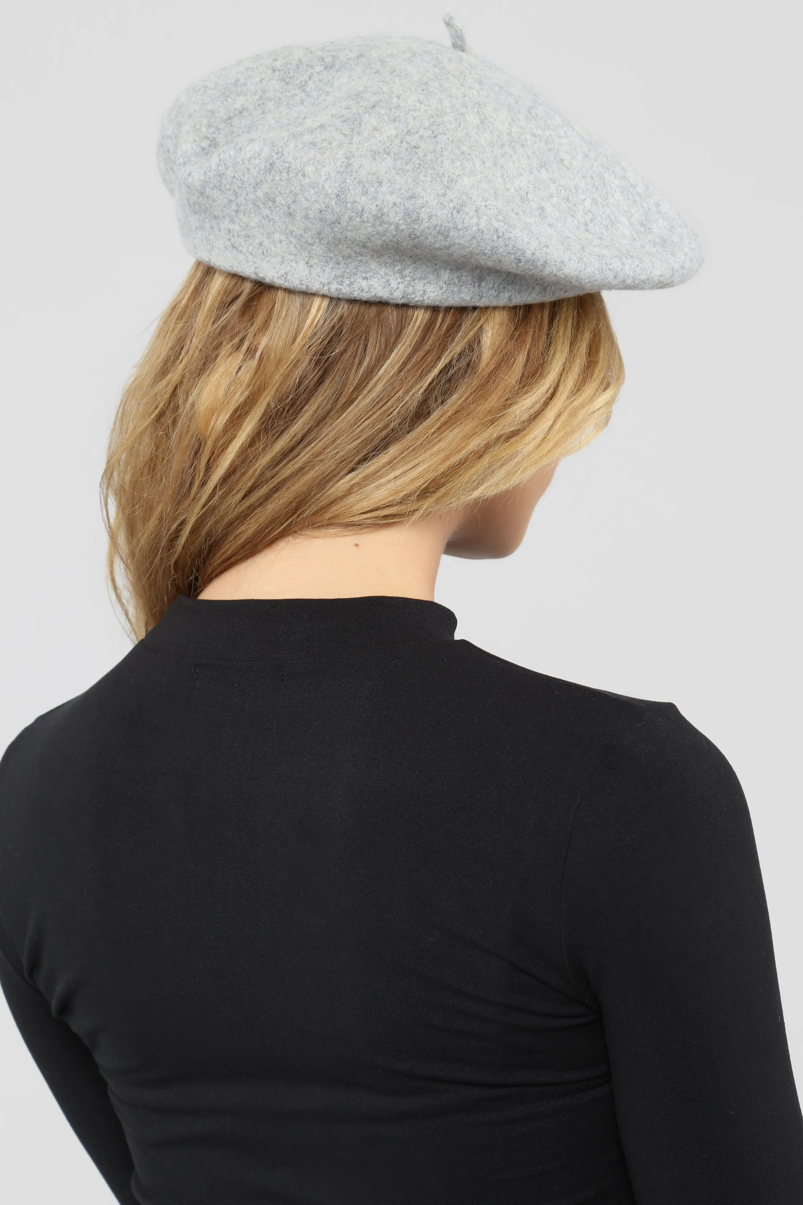 Beauty And The Babe Beret - Heather Grey