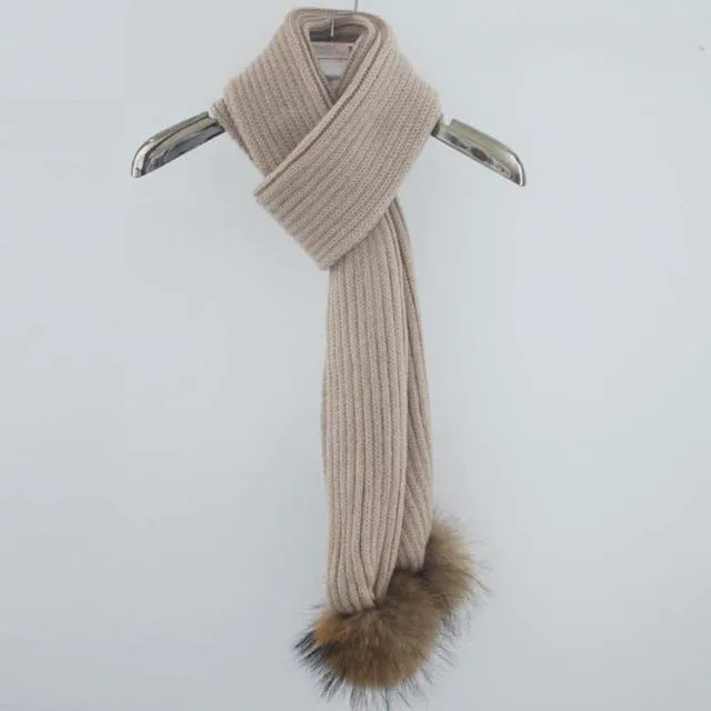 Beige Pomkin Scarf