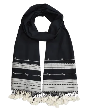 Black Kutch Scarf