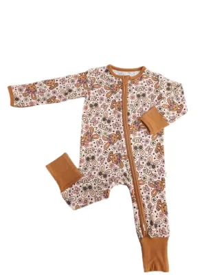 Blossom Zippered Footie