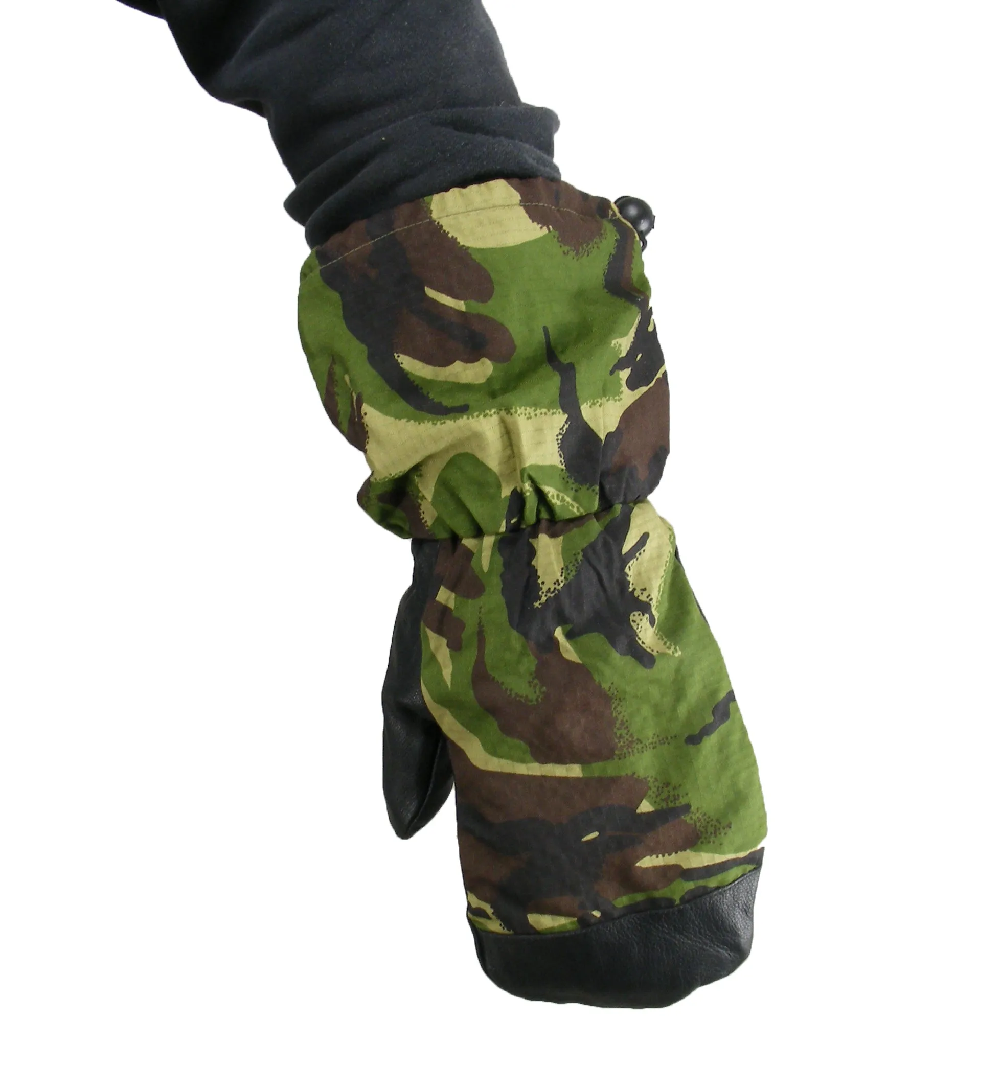 British Army DPM Woodland Camo Mittens - Rip-stop - Grade 1