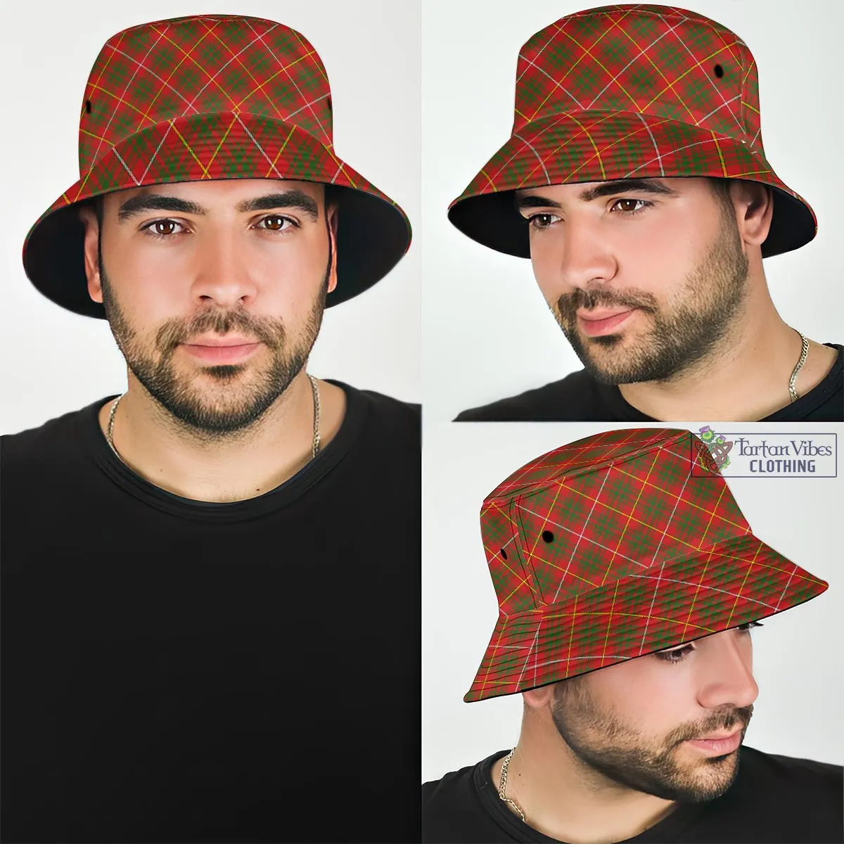 Bruce Modern Tartan Bucket Hat