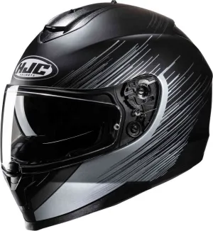 C70N HJC Rocking Helmet, Black Silver