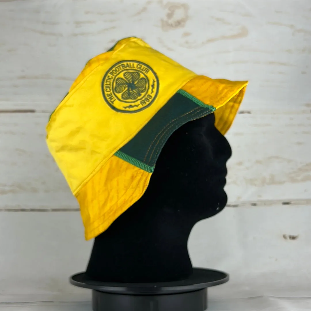 Celtic 03/04 Upcycled Away Shirt Bucket Hat