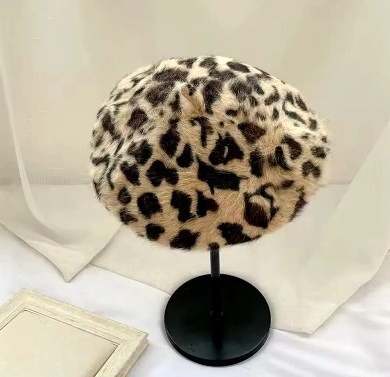 Cheetah Beret