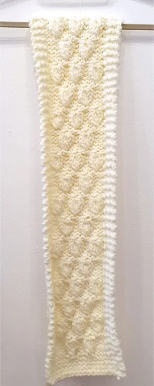 Cream Scarf by Caroline Bruce