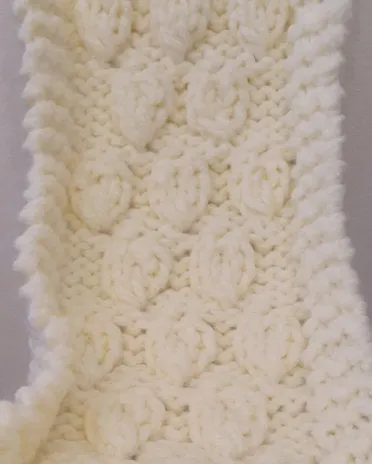 Cream Scarf by Caroline Bruce