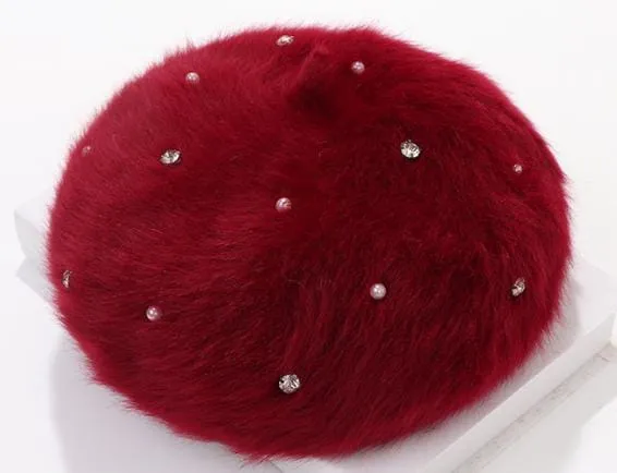 Crystal and Pearl Beret