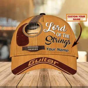 Customized Guitar Classic Baseball 3D Cap For Guitarist, Lord Of The String All Over Print Guitar Cap Hat