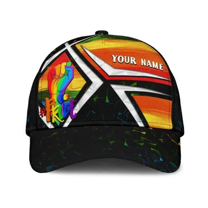 Customized With Name Printing Baseball Cap Hat Gay Lifetime Membership, Gay Lesbian Cap