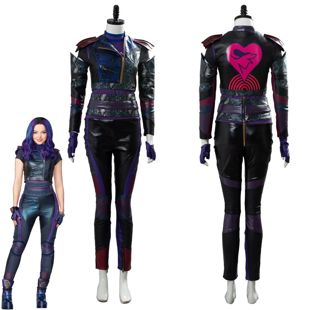 Descendants 3 Mal Adult Outfit Cosplay Costume