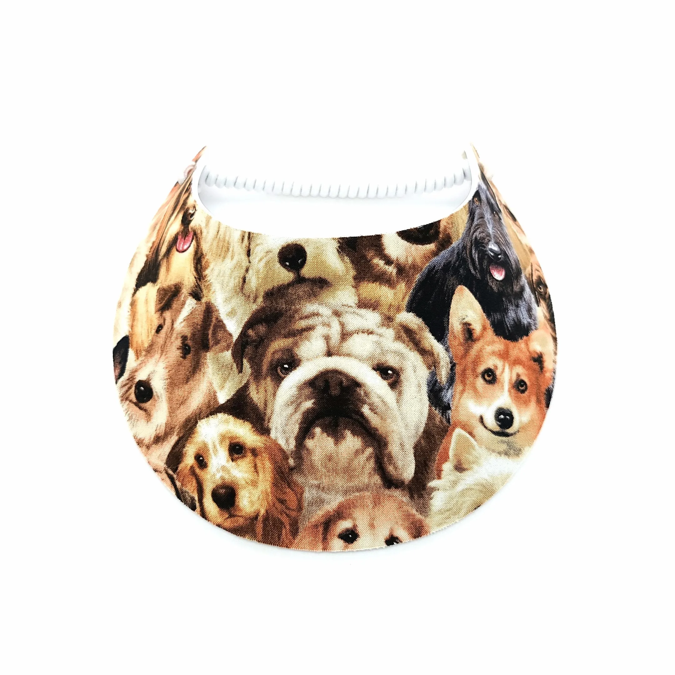 Dog Patterns Foam Sun Visor