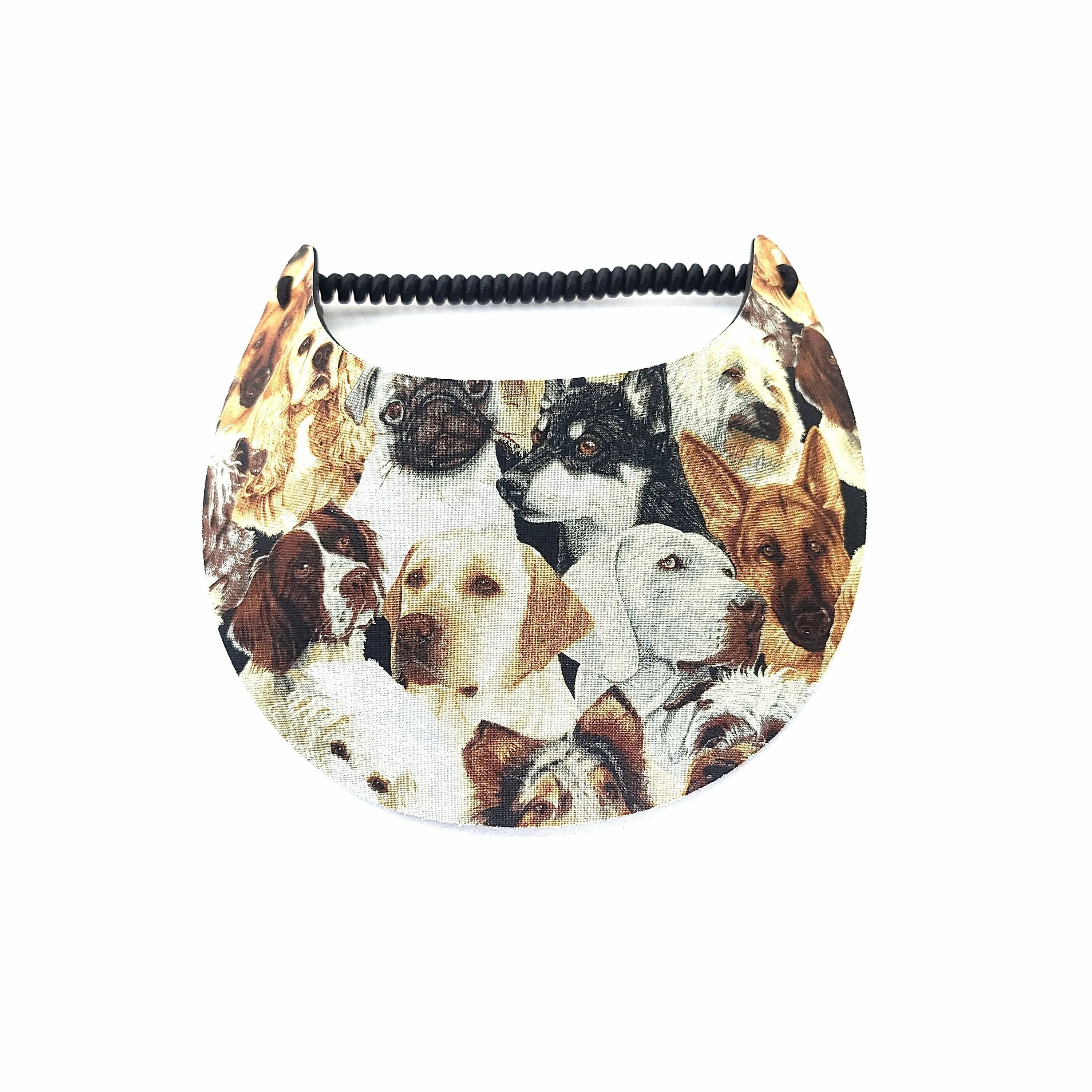 Dog Patterns Foam Sun Visor