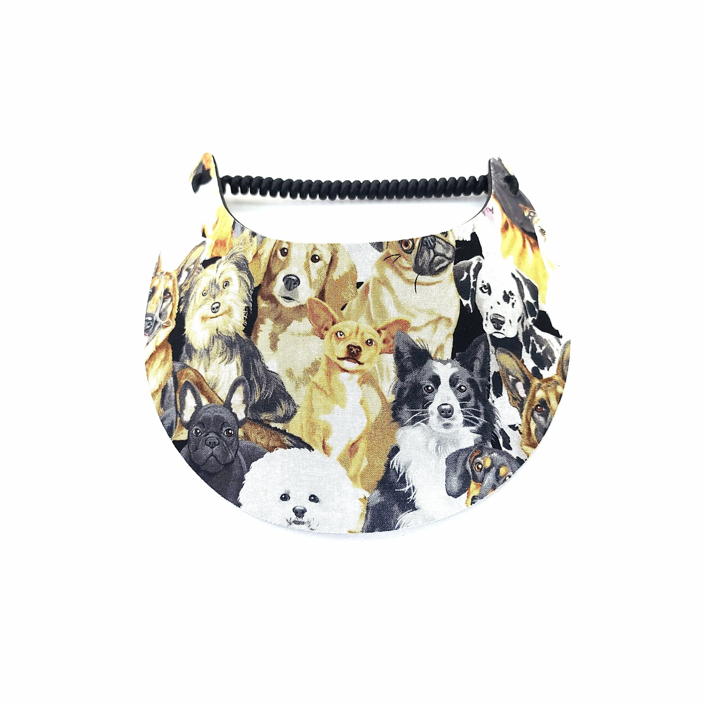 Dog Patterns Foam Sun Visor