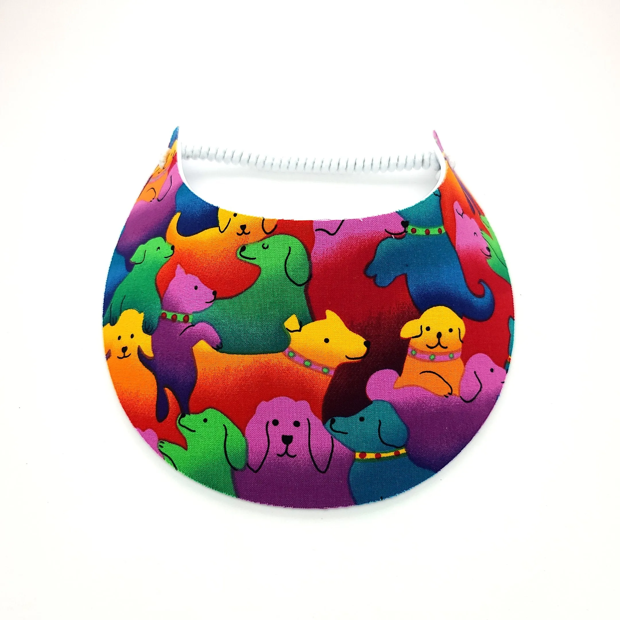 Dog Patterns Foam Sun Visor