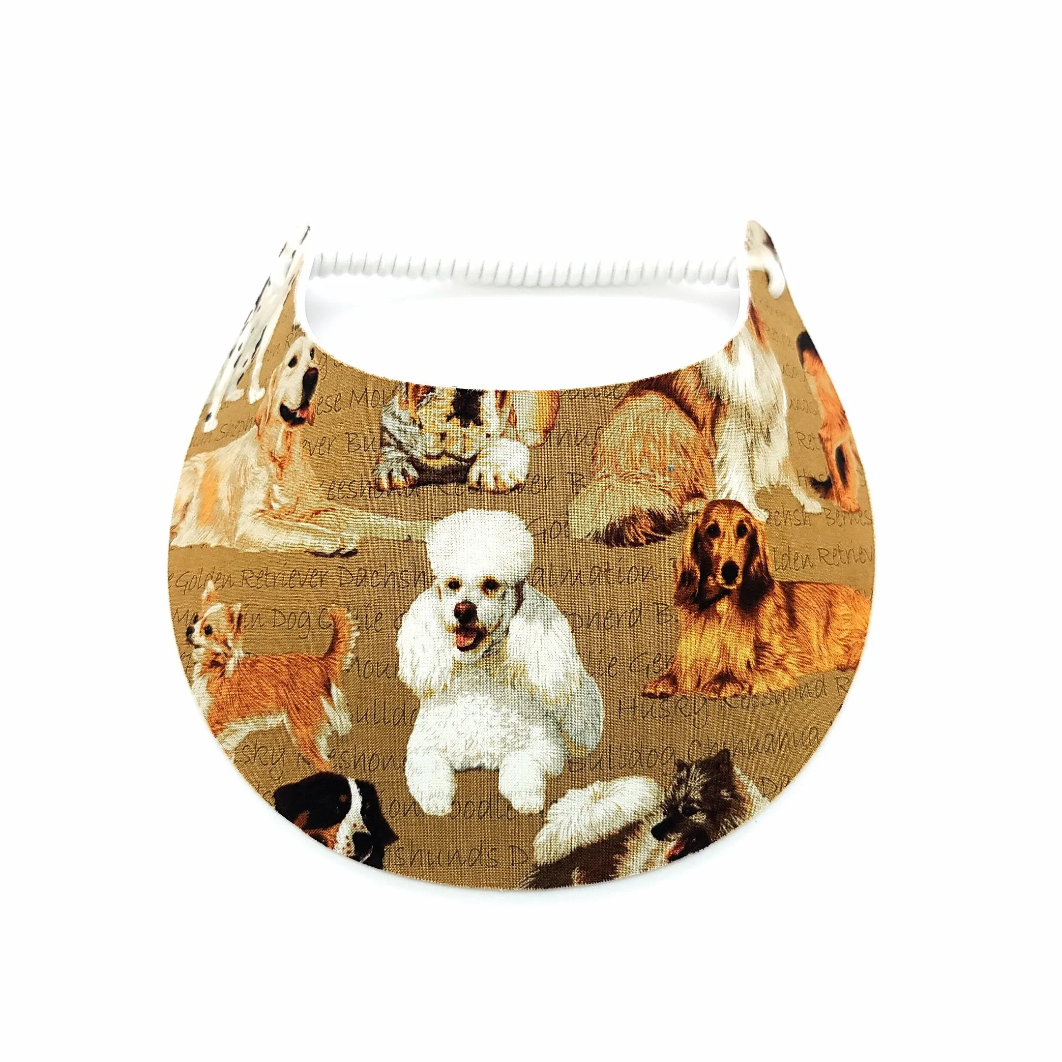 Dog Patterns Foam Sun Visor