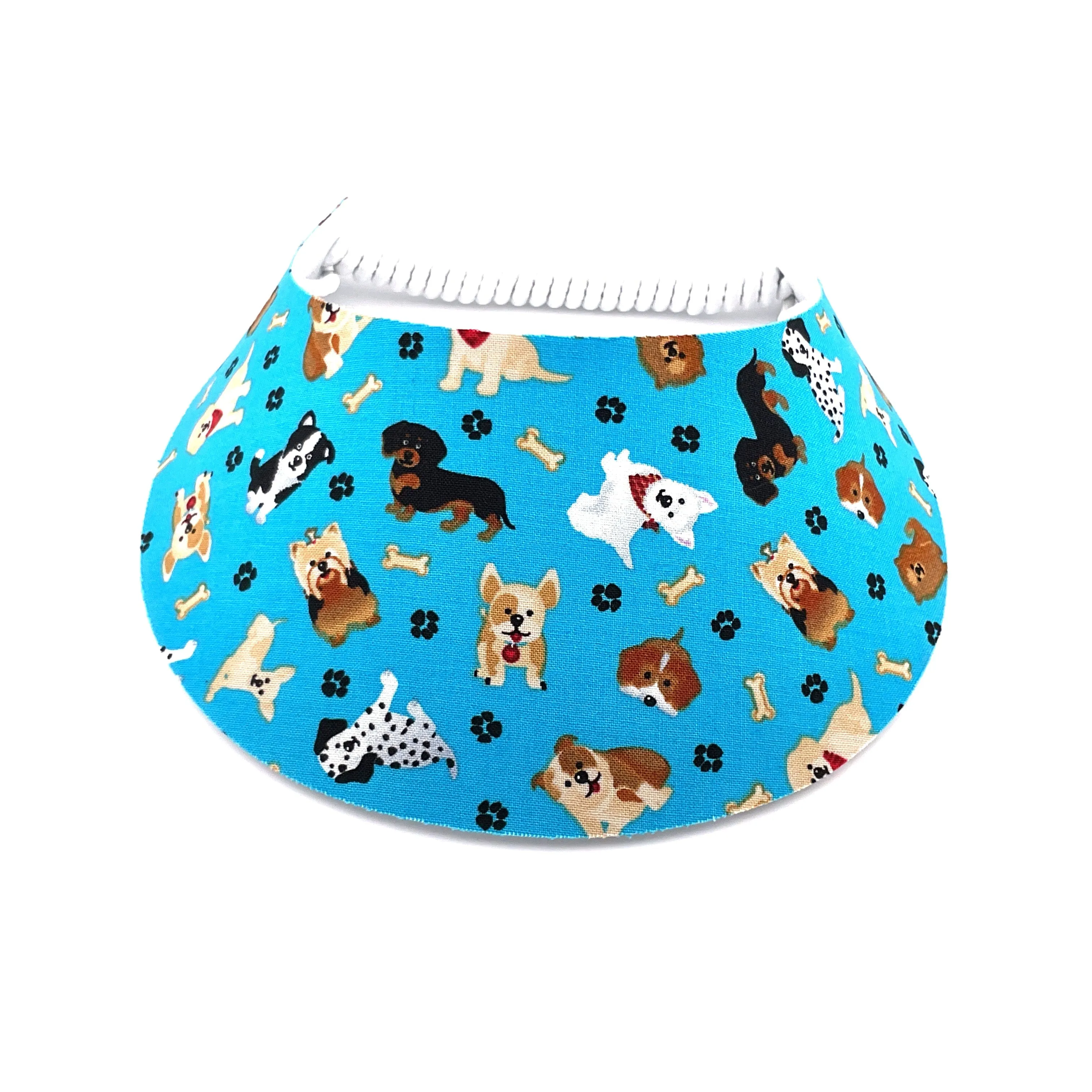 Dog Patterns Foam Sun Visor