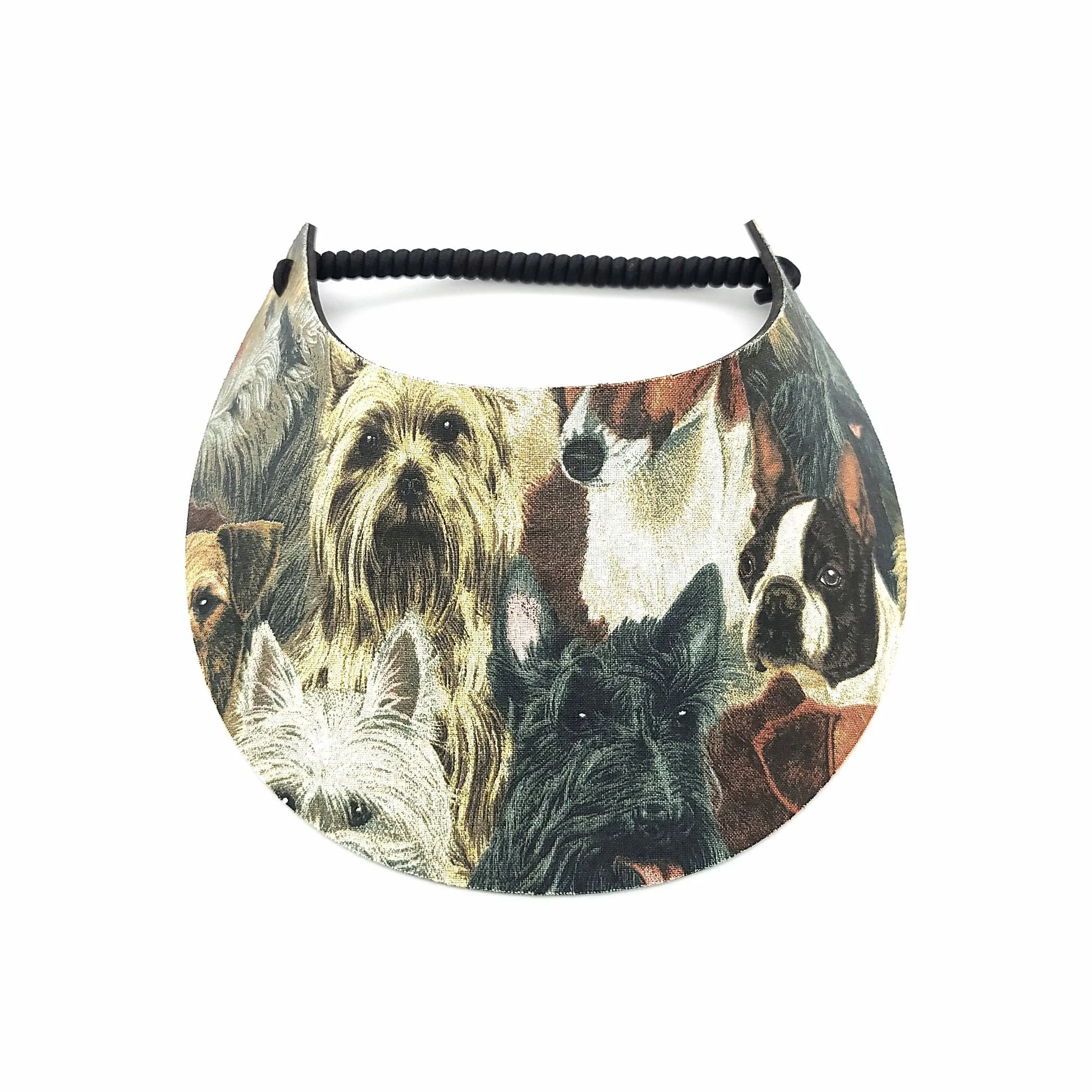 Dog Patterns Foam Sun Visor