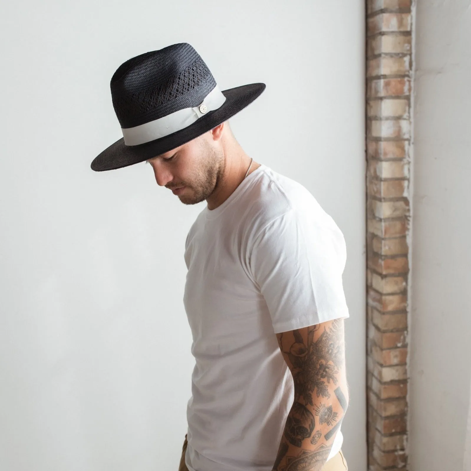 EL VEDADO STRAW FEDORA HAT