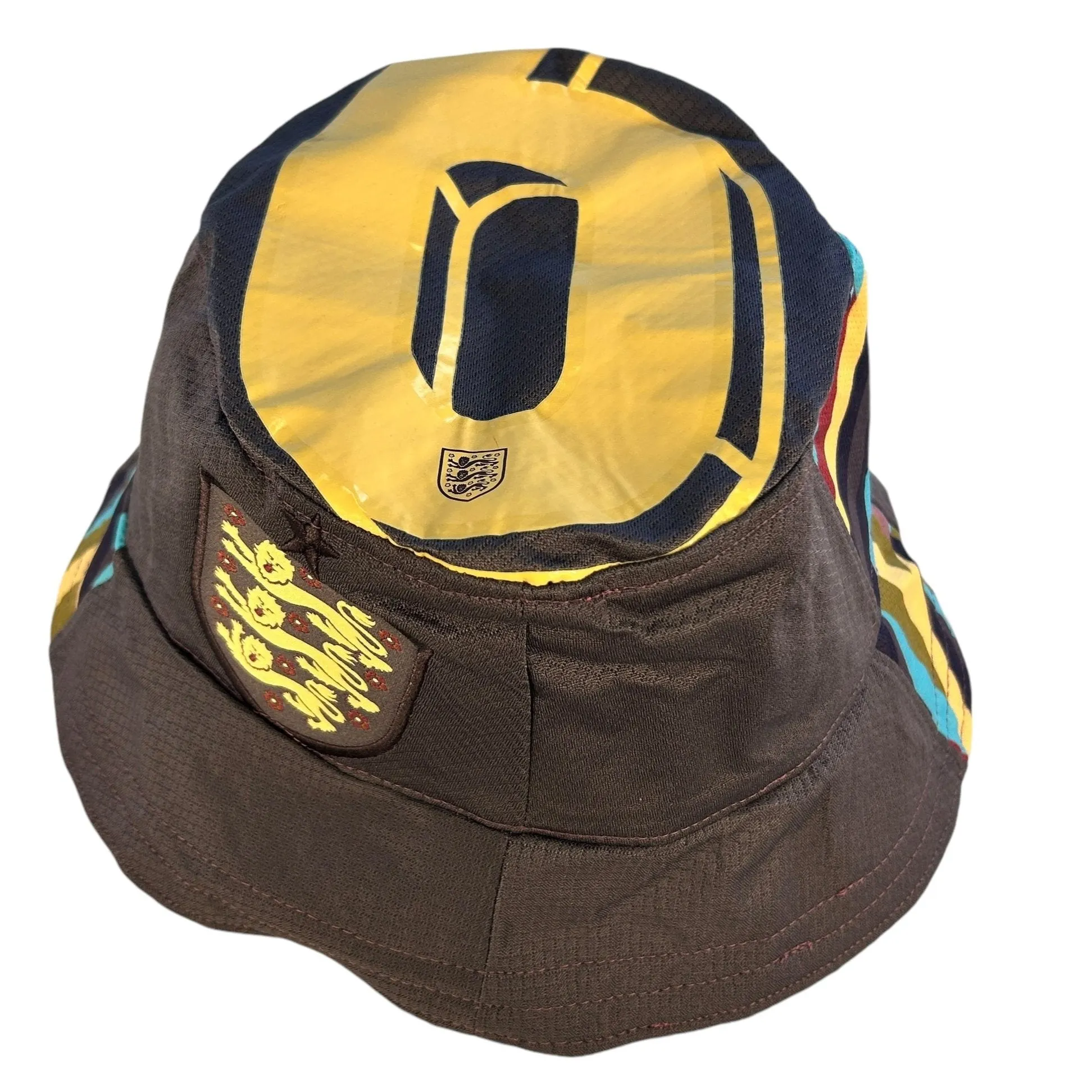 England 2024 Upcycled Away Shirt Bucket Hat