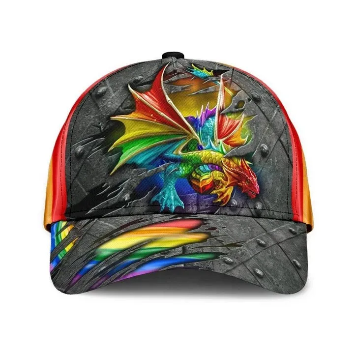 Everyone Should Be Allowed Love Lgbt Printing Baseball Cap Hat, Rainbow Lips Pride Hat