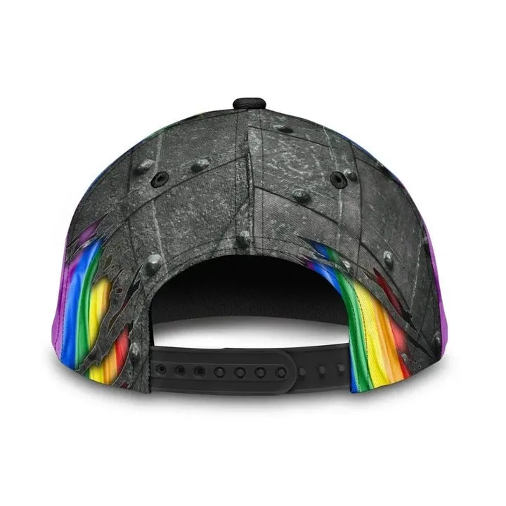 Everyone Should Be Allowed Love Lgbt Printing Baseball Cap Hat, Rainbow Lips Pride Hat