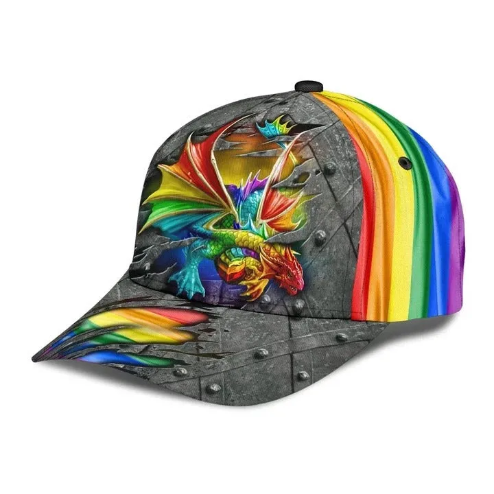 Everyone Should Be Allowed Love Lgbt Printing Baseball Cap Hat, Rainbow Lips Pride Hat