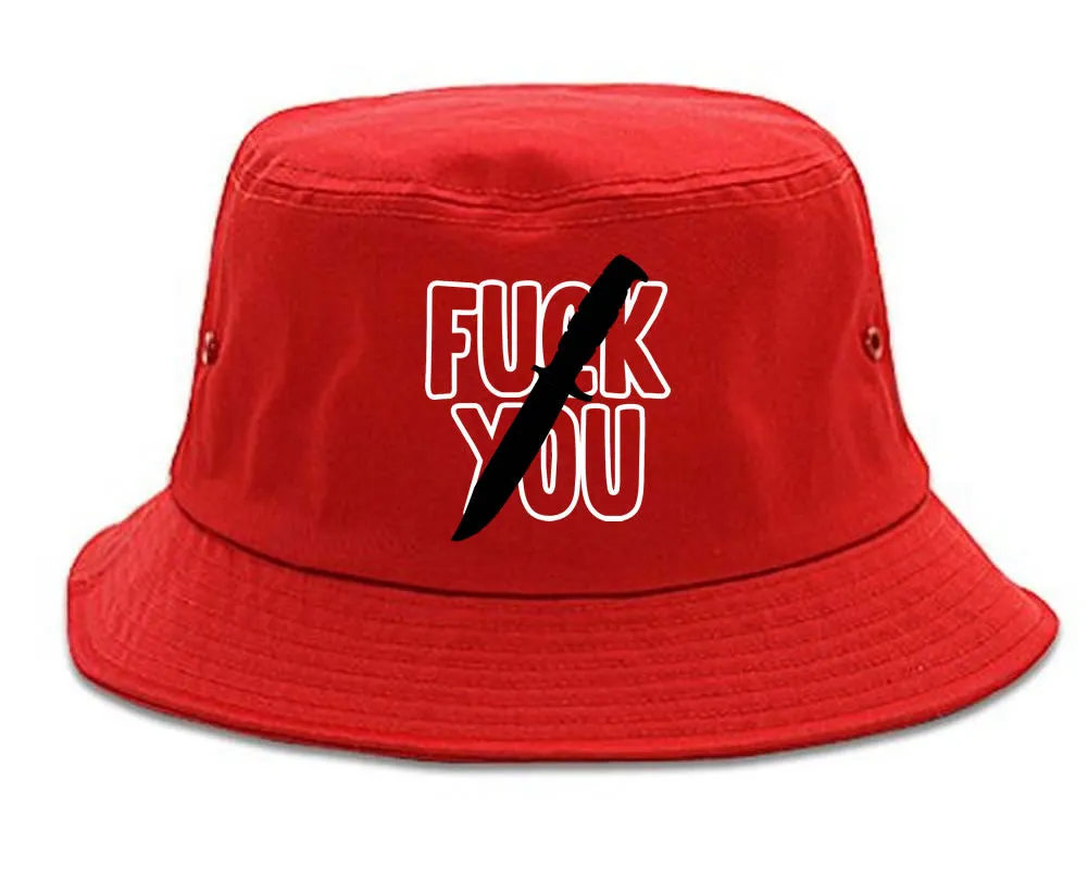 F You Knife Mens Bucket Hat