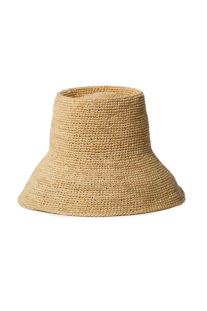 Felix Woven Bucket Hat in Natural